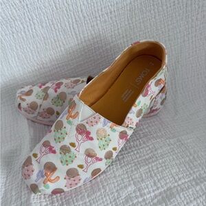 TOMS Alpargata Natural Desert Oasis Slip-ons Women’s size 8